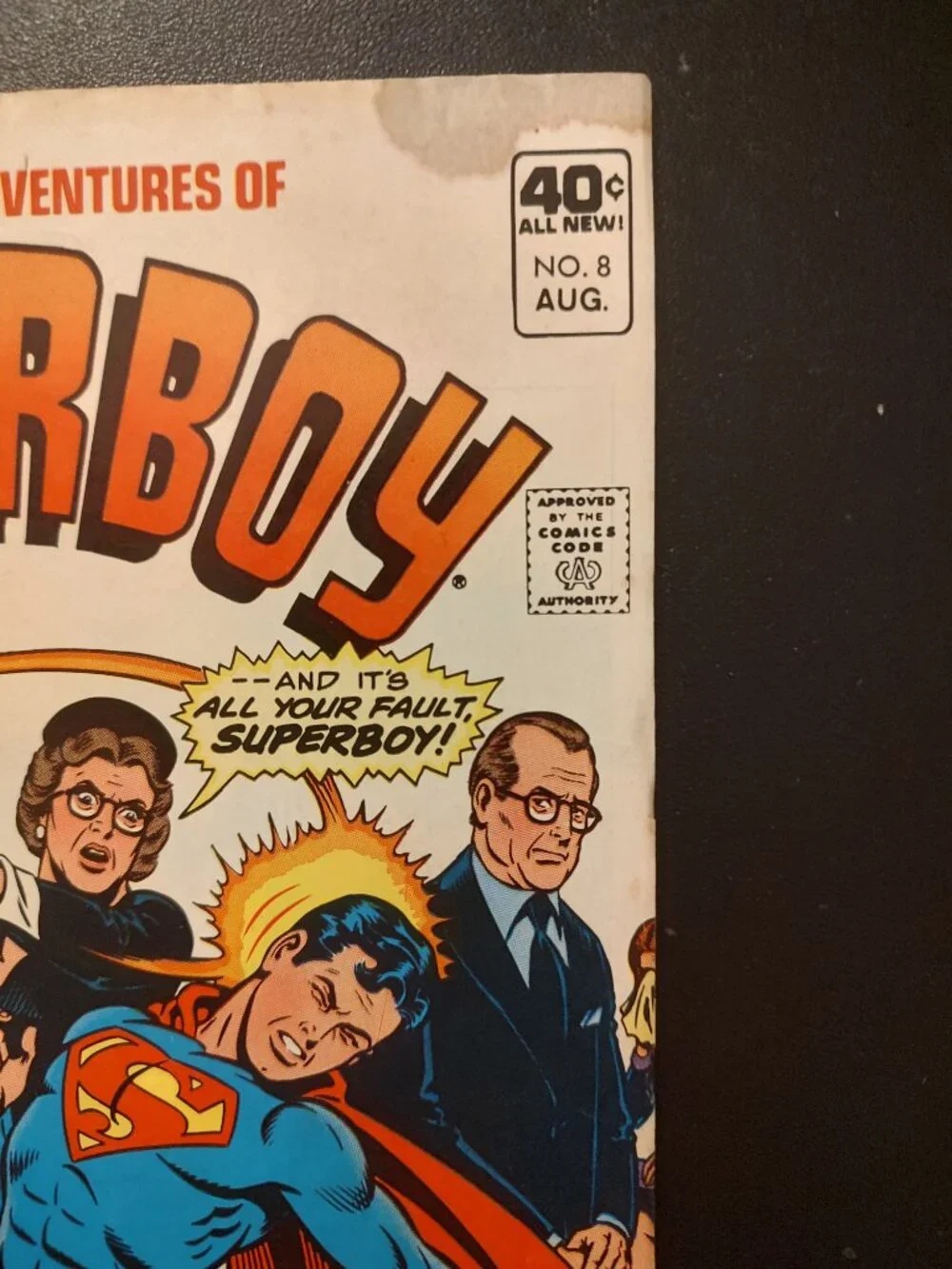NEW ADVENTURES OF SUPERBOY # 8 By Cary Bates Cover by Andru & Schaffenberger